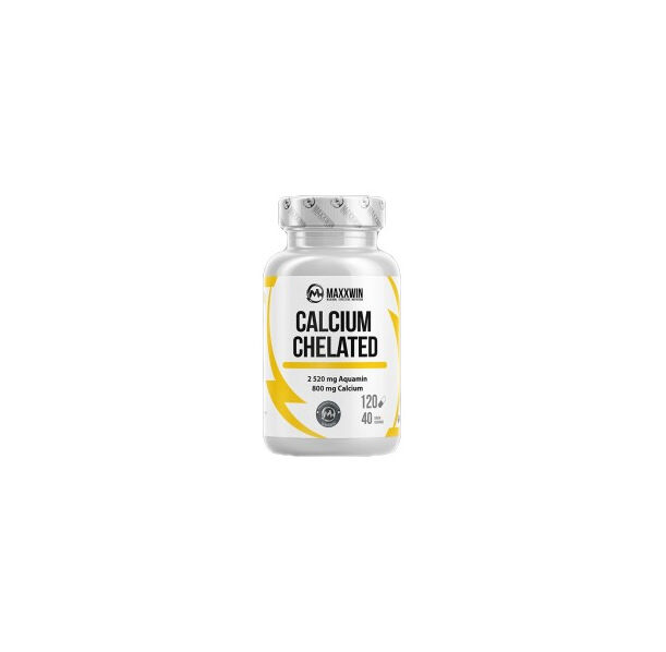 MAXXWIN - Calcium Chelated | with Aquamin® Seaweed Calcium / 120 капсули, 40 дози