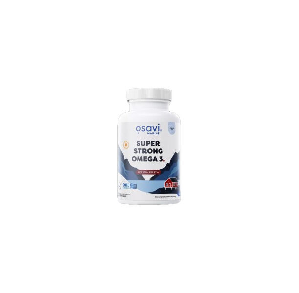 Osavi - Super Strong Omega 3 | 500 EPA / 250 DHA / 90 Гел капсули, 90 дози