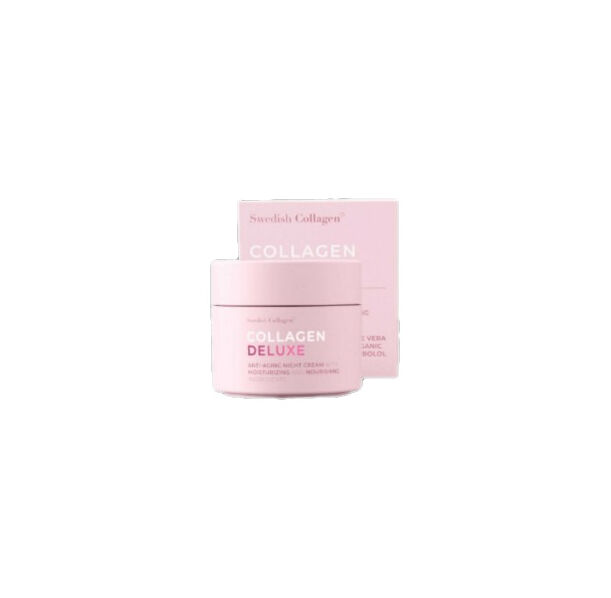 Swedish Collagen - Collagen Deluxe Anti Aging Night Cream / 50 мл