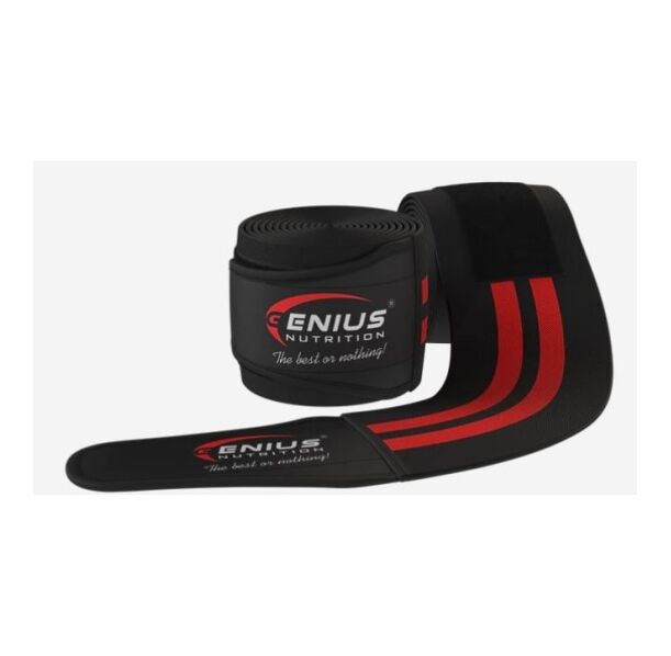 Genius Nutrition KNEE WRAPS GN-1 Black And Red