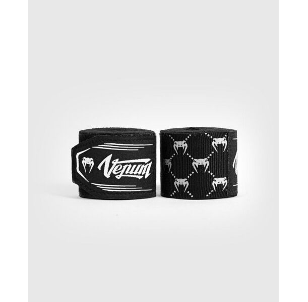 Бинтове - Venum Monogram hand wraps 4m- Black/White ​