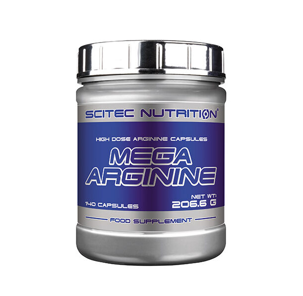 SCITEC - Mega Arginine 140 Caps. (120 дози)