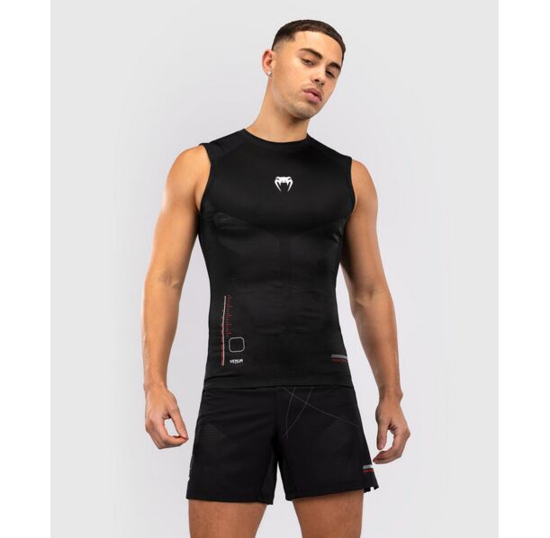 Рашгард - Venum Tactical XT Sleeveless Rashguard - Black/Fire Red ​