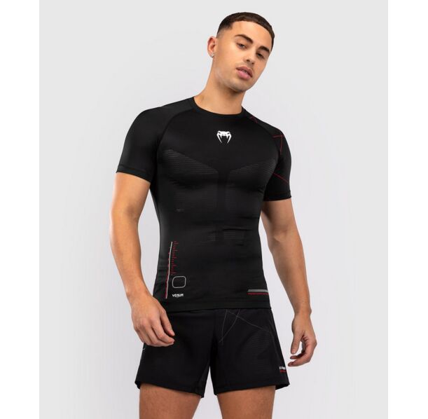 Рашгард - Venum Tactical XT Short Sleeve Rashguard - Black/Fire Red ​