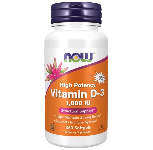 NOW Foods - Vitamin D-3 1000 IU