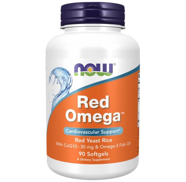 NOW Foods - Red Omega™ | Red Yeast Rice (45 дози)