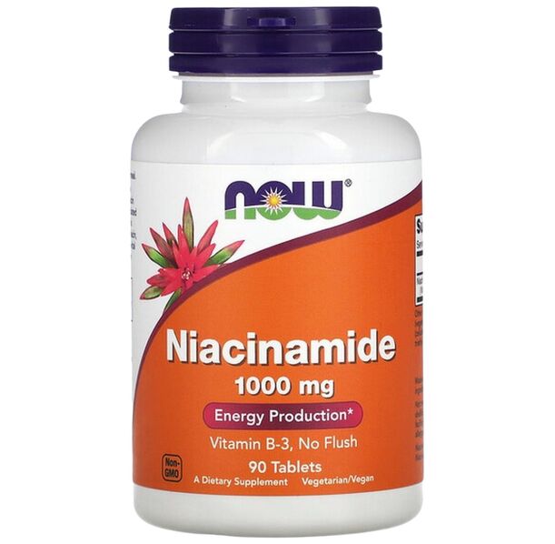 NOW Foods - Niacinamide 1000 mg (180 дози)