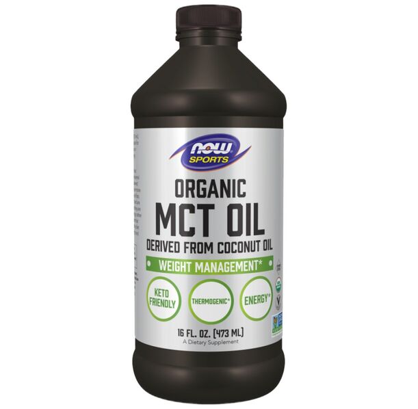 NOW Foods - MCT Oil | 100% Certified Organic (32 дози)