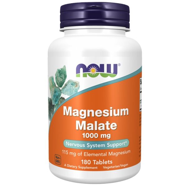 NOW Foods - Magnesium Malate 1000 mg (180 дози)
