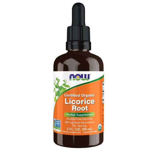 NOW Foods - Licorice Root Glycerite Drops | Certified Organic (37 дози)