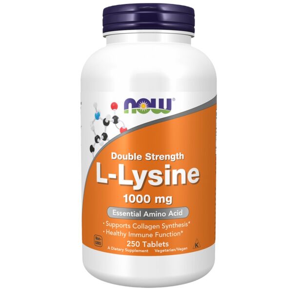 NOW Foods - L-Lysine 1000 mg (250 дози)