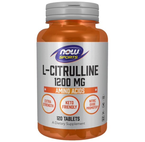 NOW Foods - L-Citrulline 1200 mg | Extra Strength (120 дози)