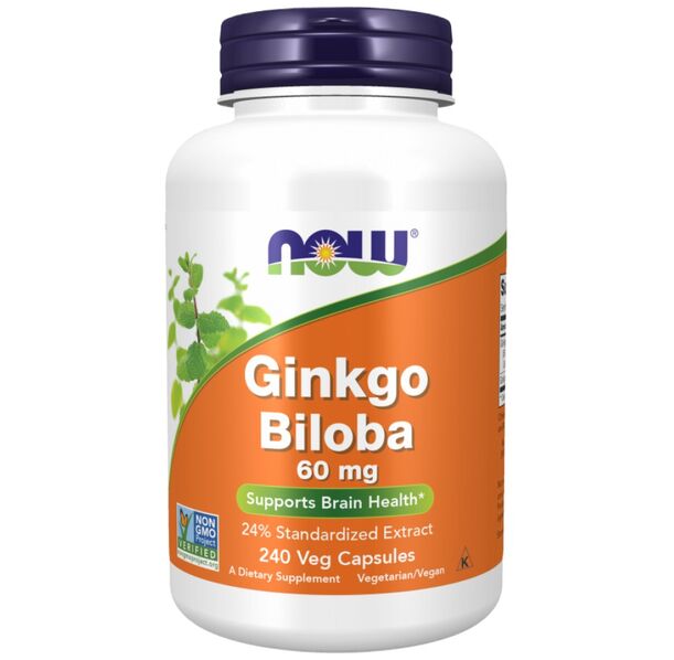 NOW Foods - Ginkgo Biloba 60 mg (240 дози)