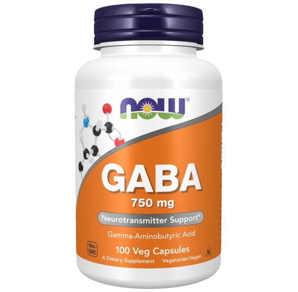 NOW Foods - GABA 750 mg (100 дози)