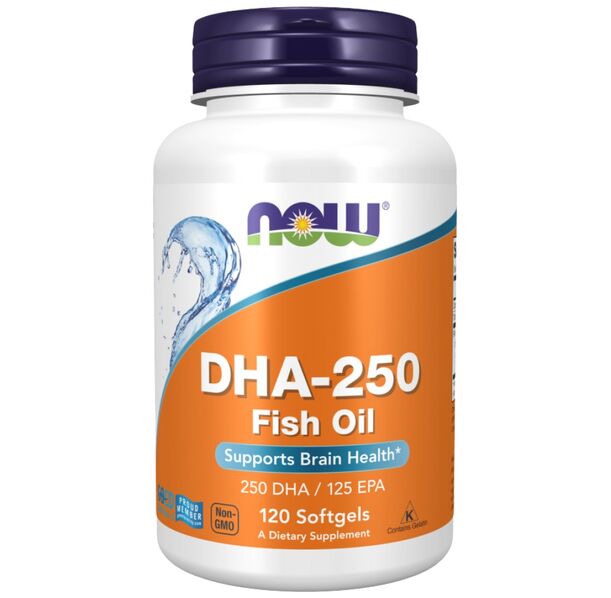 NOW Foods - DHA - 250 (60 дози)