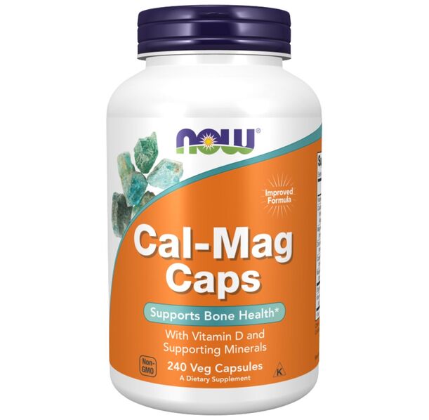 NOW Foods - Cal-Mag Caps (120 дози)