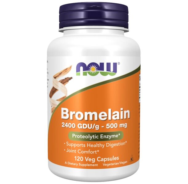 NOW Foods - Bromelain 2400 GDU (120 дози)
