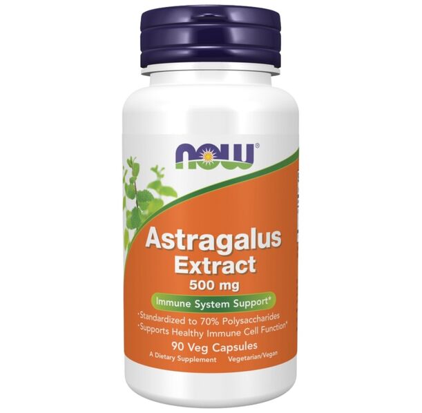 NOW Foods - Astragalus Extract 500 mg (90 дози)