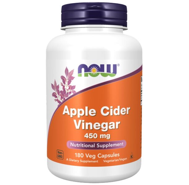 NOW Foods - Apple Cider Vinegar 450 mg (90 дози)