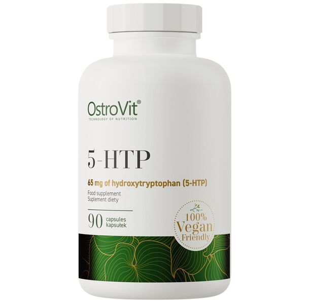 OstroVit - 5-HTP 65 mg from Griffonia Seeds (25%) | with L-Tryptophan & Vitamin B6 (90 дози)