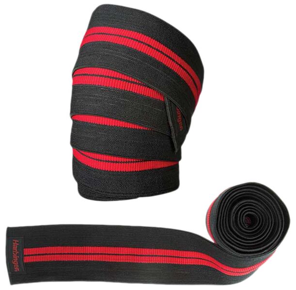 Harbinger - Бинтове за коляно Red Line Knee Wraps - Black/Red​
