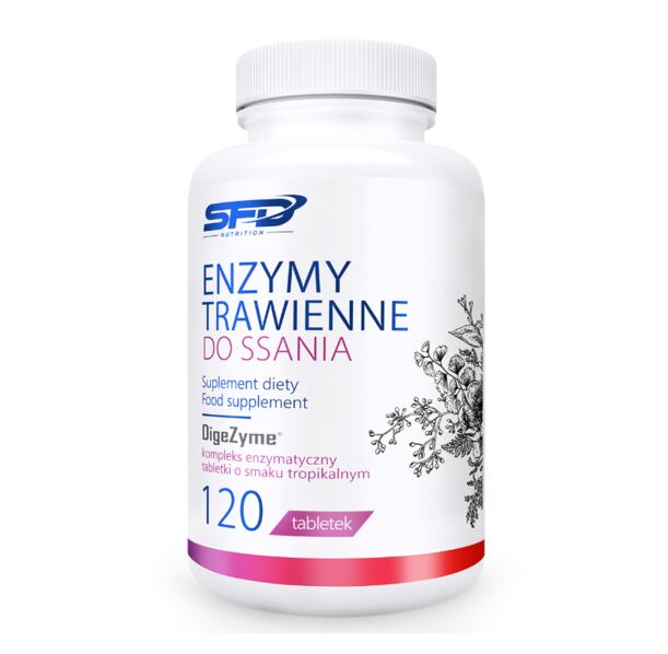 SFD Digestive Enzymes - Храносмилателни Ензими, Разфасовка 120 tabs