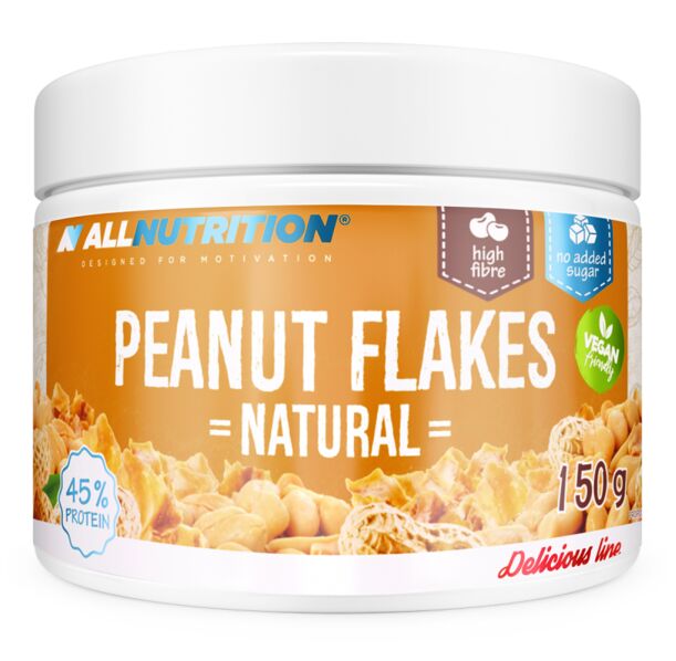 Allnutrition Peanut Flakes - Фъстъчен Крем, Разфасовка 150g