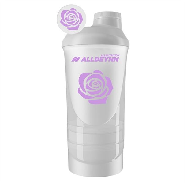 Allnutrition AllDeynn Shaker - White - Шейкър, Цвят Бял, Разфасовка 600ml + 350ml