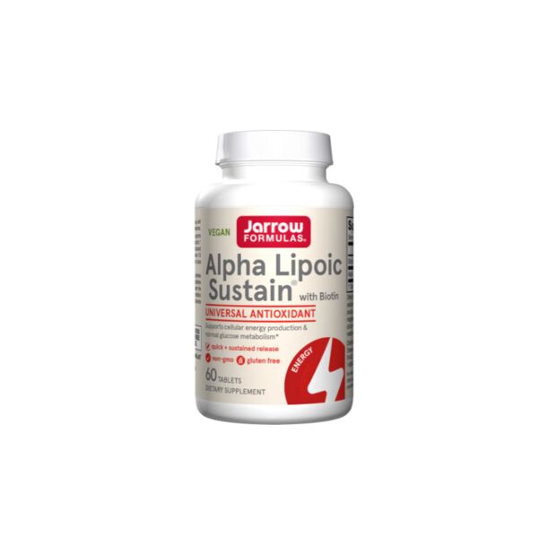 Jarrow Formulas Alpha Lipoic Sustain + Biotin - Алфа Липоева Киселина + Биотин, Разфасовка 120 tabs