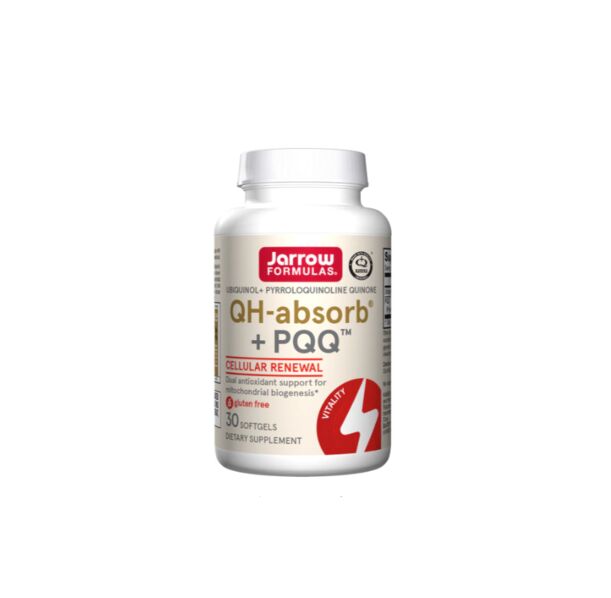 Jarrow Formulas Ubiquinol+PQQ - QH-absorb® + PQQ™ - Убихинол, Разфасовка 30 sgels