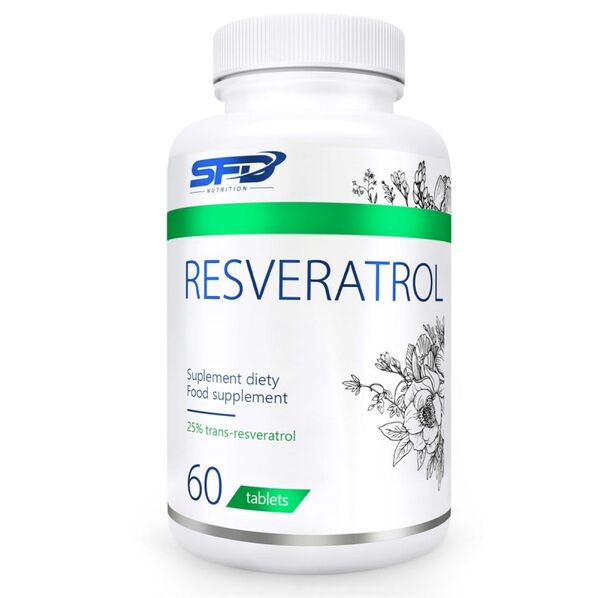 SFD Resveratrol - Антиоксидант - Ресвератрол, Разфасовка 60 tabs