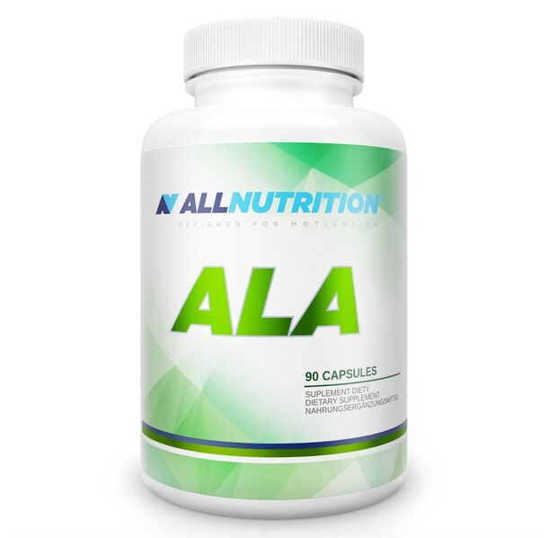 Allnutrition ALA - Alpha Lipoic Acid - Антиоксидант Алфа Липоева Киселина, Разфасовка 90 caps