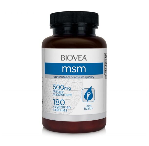 Biovea MSM 500mg, Разфасовка 180 caps