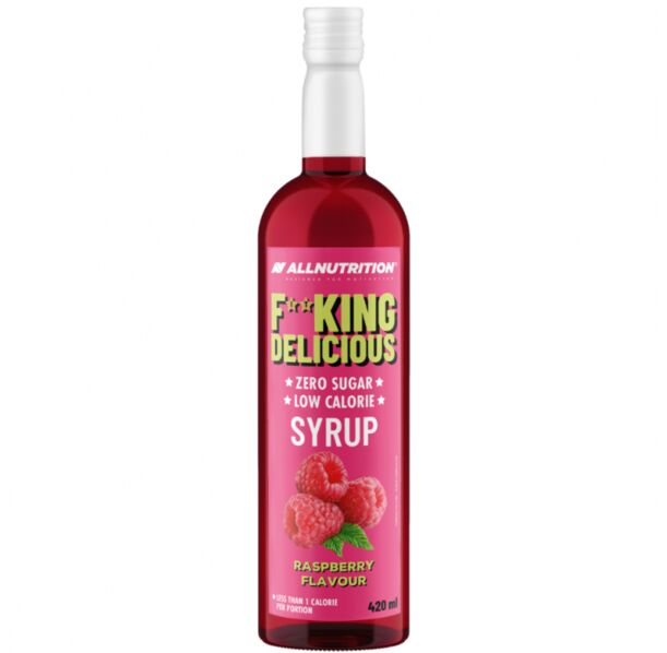 AllNutrition F**King Delicious Syrup Zero - Raspberry - Диетичен Сироп, Разфасовка 420ml