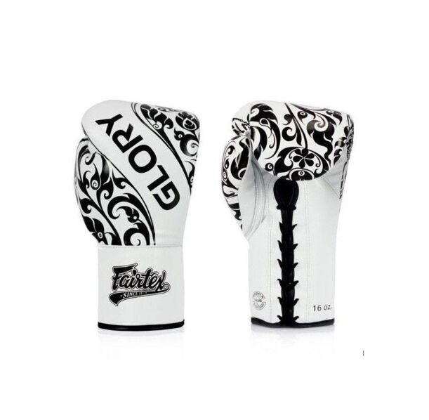 Боксови Ръкавици с връзки - Fairtex Glory - BGLG2 - White