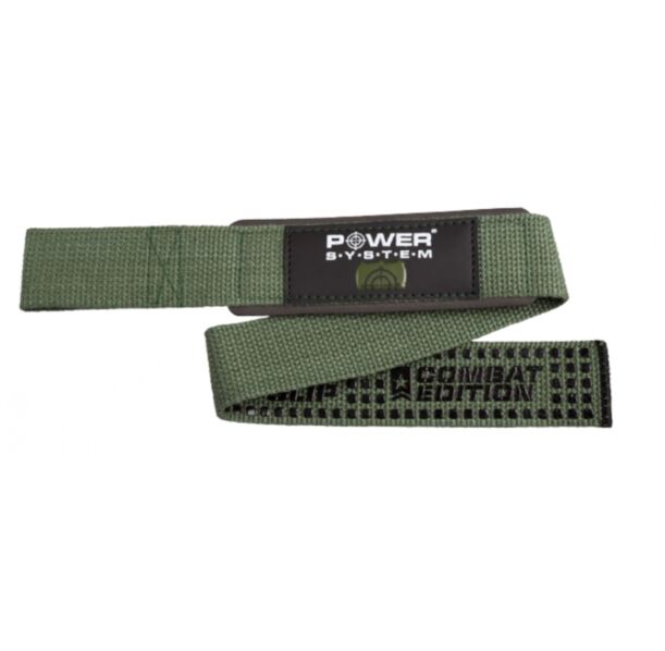 Power System Lifting Straps X Combat - Green - Фитили, Цвят Зелен