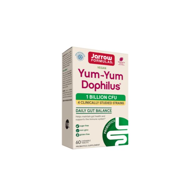 Jarrow Formulas Yum-Yum Dophilus® 1 Billion Natural Raspberry - Пробиотик