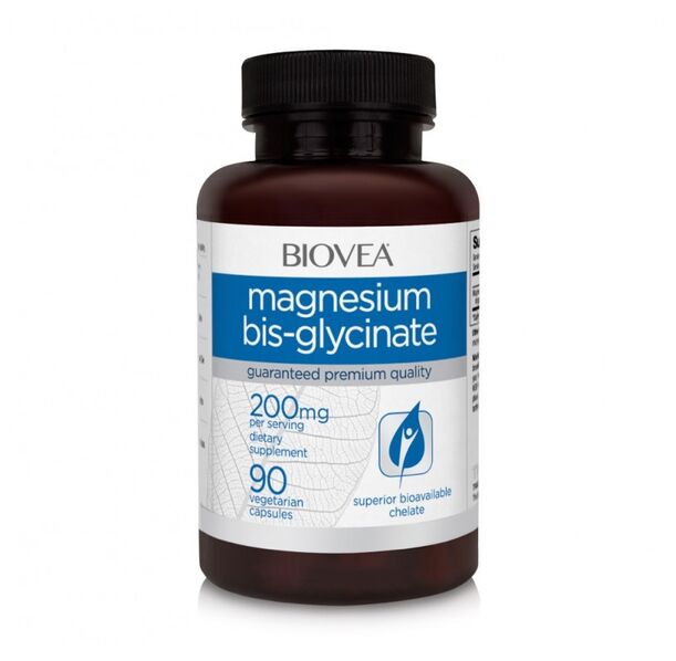 Biovea Magnesium Bis-Glycinat 200mg -  Магнезий