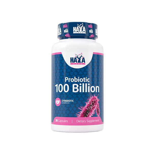 HAYA LABS - Probiotic 100 Billion / Symbiotic Complex / 30 Caps