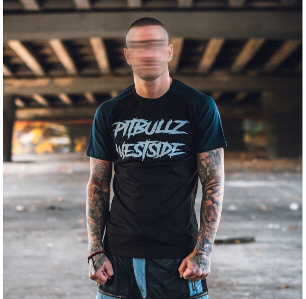 Pitbullz Westside - Тениска - Pitbullz - Blue/Black​