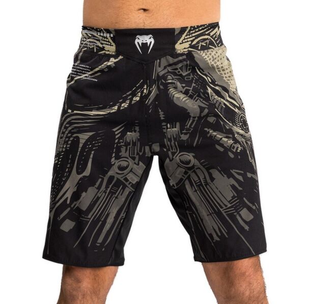 Шорти - Venum Invader Fight Shorts - Black/Sand​