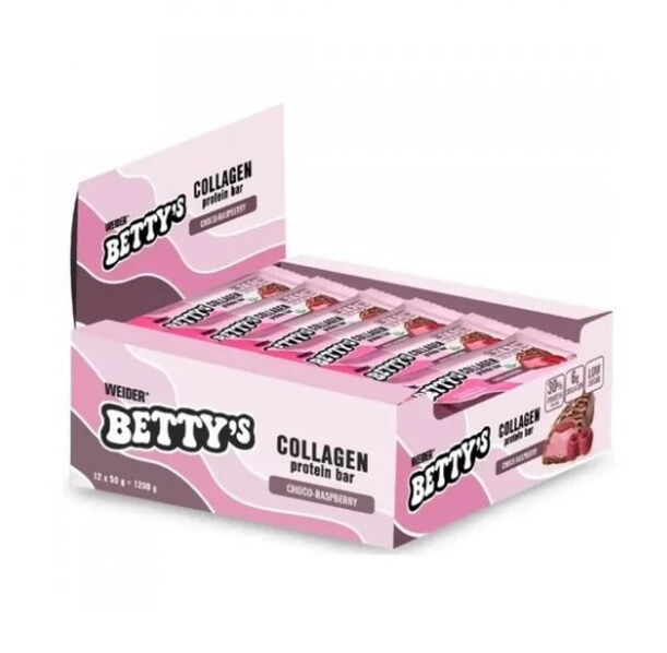 WEIDER Betty’s Collagen Protein Bar - 12 x 50 gr