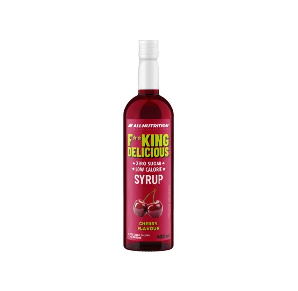 AllNutrition F**King Delicious Syrup Zero - Cherry - Диетичен Сироп, Разфасовка 420ml