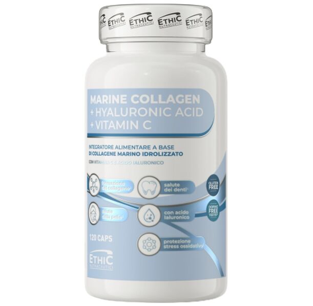 EthicSport - Marine Collagen | with Hyaluronic Acid & Vitamin C (30 дози)