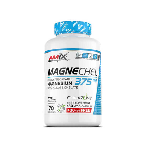 AMIX - MagneChel / Magnesium Bisglycinate Chelate / 210 Vcaps (30 дози)