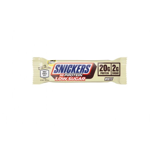 Mars Snickers Hi Protein Bar Low Sugar - White Chocolate - Протеинов Бар, Разфасовка 57g
