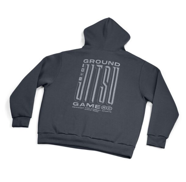 Ground Game - Hoodie OVERSIZE Jitsu - Black​