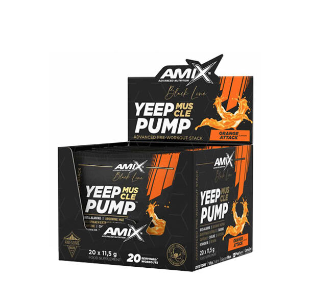 AMIX - Black Line Yeep Pump / Sachet Box / 20 x 11.5 g / 230g