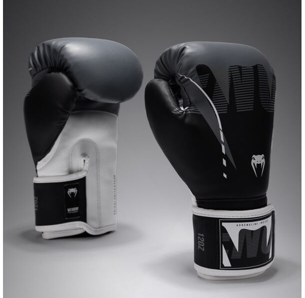 Боксови Ръкавици - Venum Adrenaline Boxing Gloves - Black/Gray​