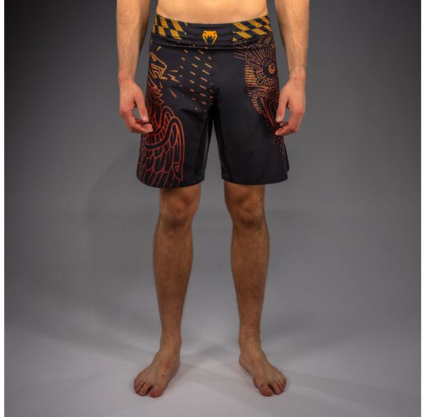 Шорти - Venum Quetzal Fury Fightshorts - Black/Fury Red/ Tangerine​